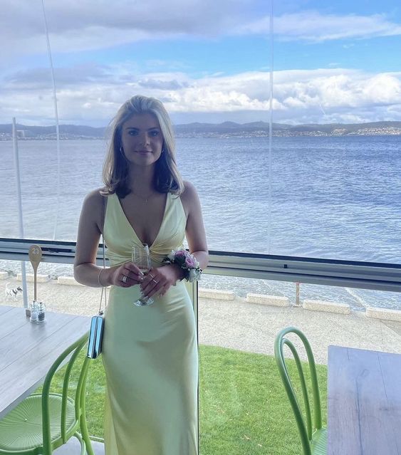 Satin Purple Prom Evening Gown Simple Party Dresses - Afbeelding 5