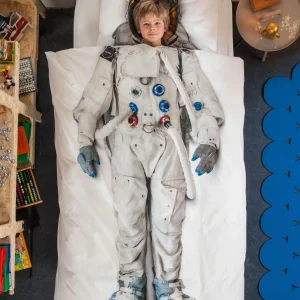 Astronaut White dekbedovertrek