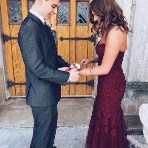 Bourgondische zeemeermin kant sweetheart hals lange galajurk