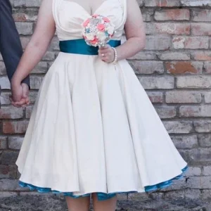 50er Jahre Hochzeitskleid Brautkleid Rockabilly-stijl | Thee bruidsjurken