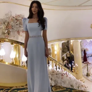 Beautiful Blue Prom Dresses For Women Formal Party Evening Gowns