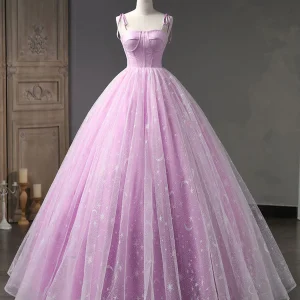 Lilac Ball Gown Corset Quinceanera Dress Sweet 16 Dress