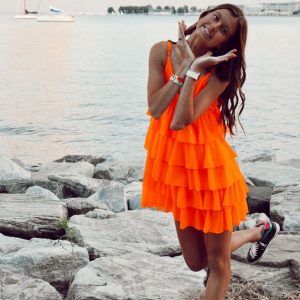 Stunning White Party Cocktail Homecoming Dress