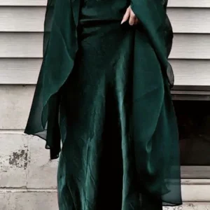 Long Green Prom Dresses Evening Gowns  Formal Wear