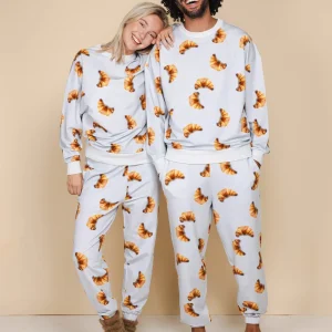 Croissants Sweater en Broek set Unisex