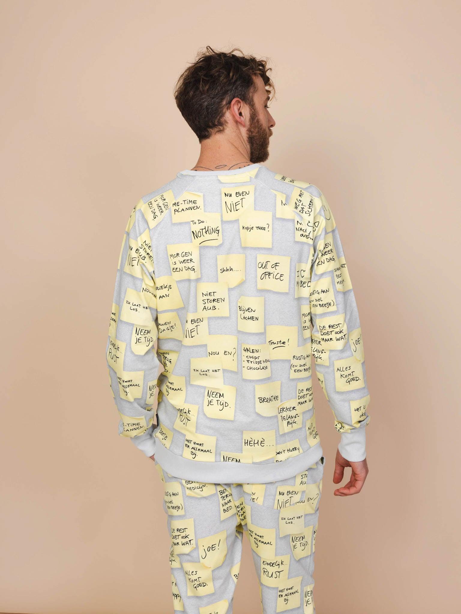 Note To Self Sweater Heren - Afbeelding 6