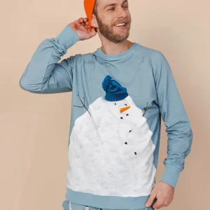 Mr Snowman Sweater Heren