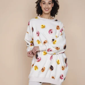 Donuts Sweater Dress Dames