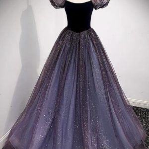 Prinses glitter galajurk met bubbelmouwen