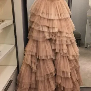 Multiple layers tulle Prom Dresses Long Party Formal Dress