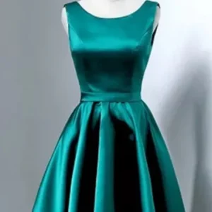 Blauwgroen korte junior semi-formele jurken Homecoming-jurk