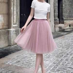 Tweedelige vintage-geïnspireerde homecoming-jurk met tule rok, unieke feestjurk, 2017120