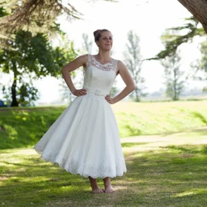 Vintage land rockabilly trouwjurk | Trouwjurk in jaren 50-stijl