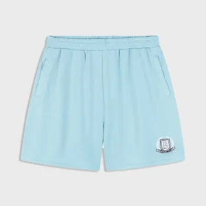 Banlieue Crest Mesh Shorts | Sky Blue