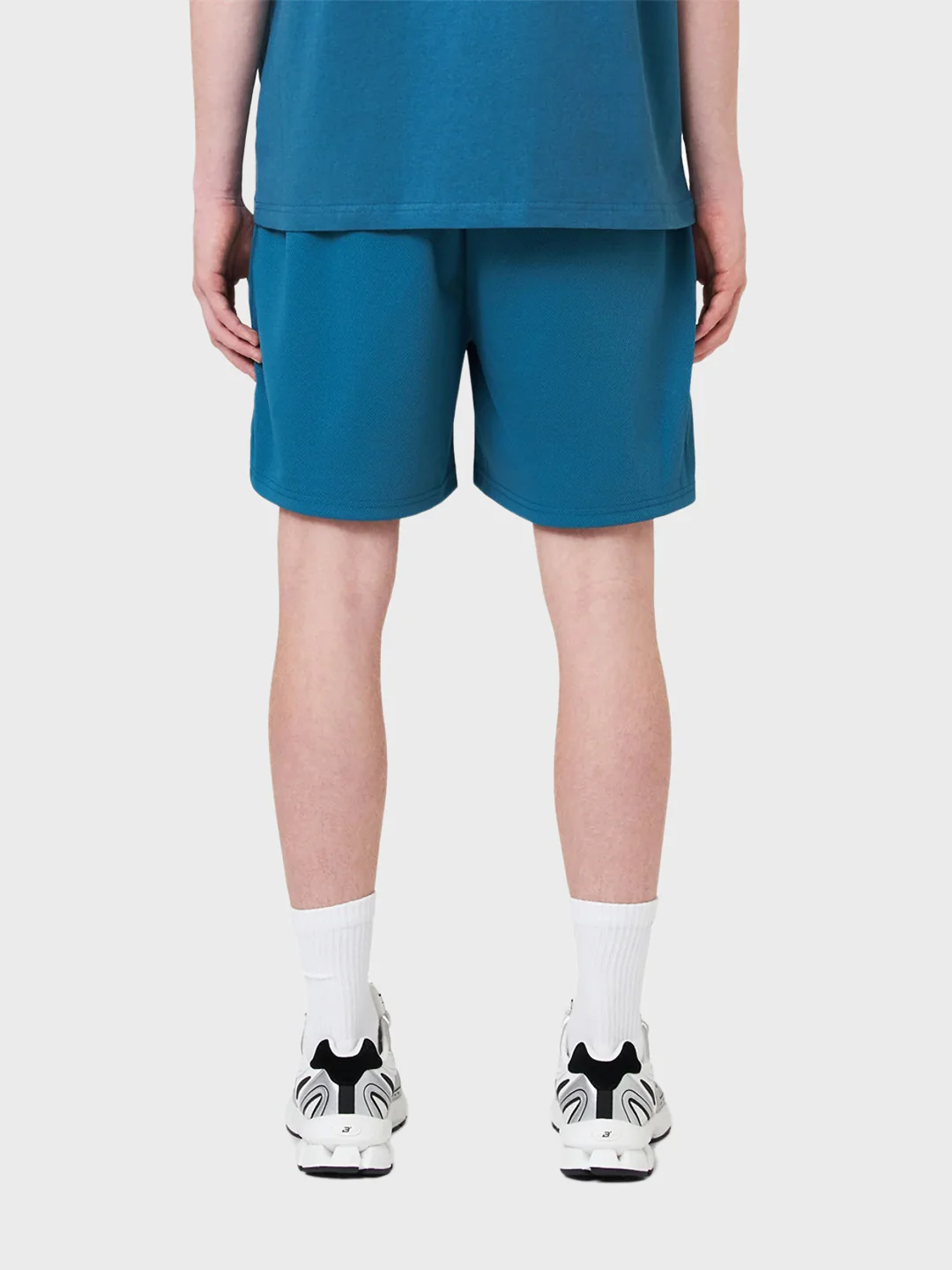 Banlieue Crest Mesh Shorts | Steel Blue - Afbeelding 3