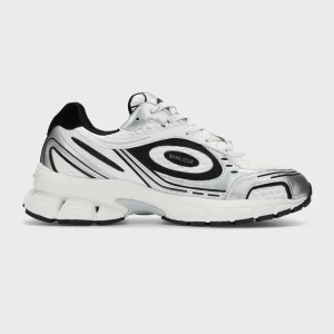 Banlieue The Runner+ Sneakers | White/Metallic Silver