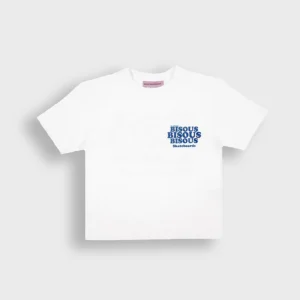 Bisous Skateboards Grease T-Shirt Kids | White