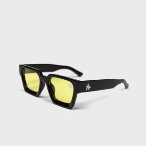 The Missing Piece Shades by Ricks Classic | Black/Yellow