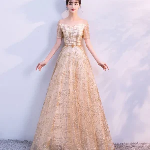 Beautiful Long Tulle Prom Dress