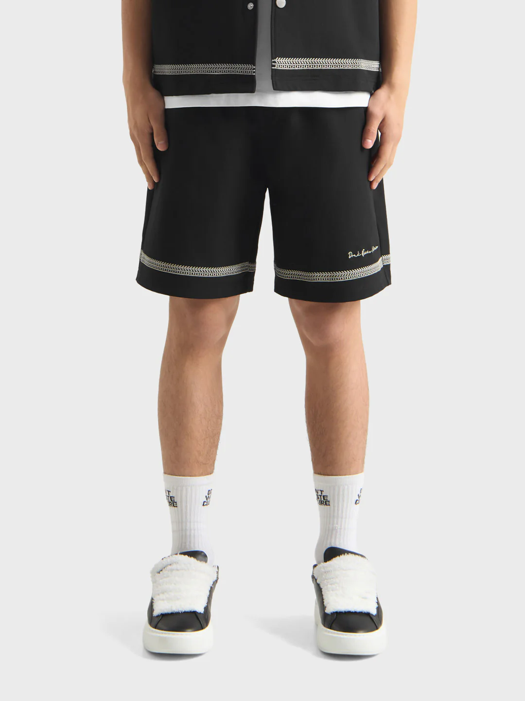 Don't Waste Culture Enkira Shorts | Black - Afbeelding 2