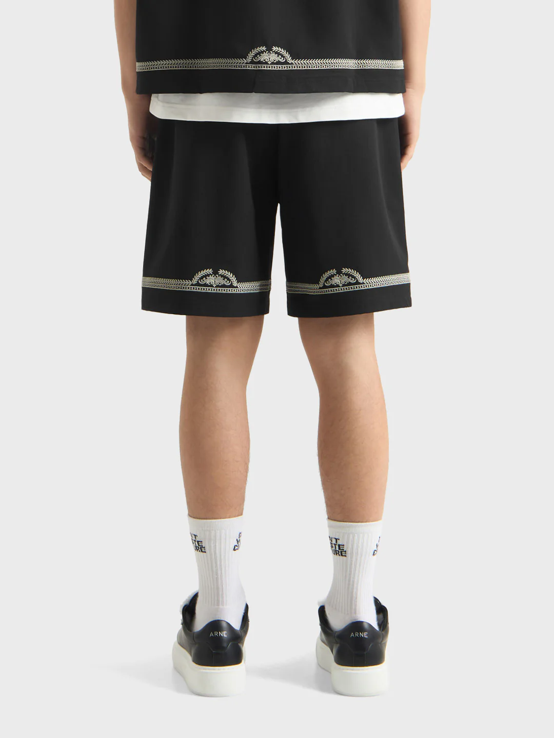 Don't Waste Culture Enkira Shorts | Black - Afbeelding 4