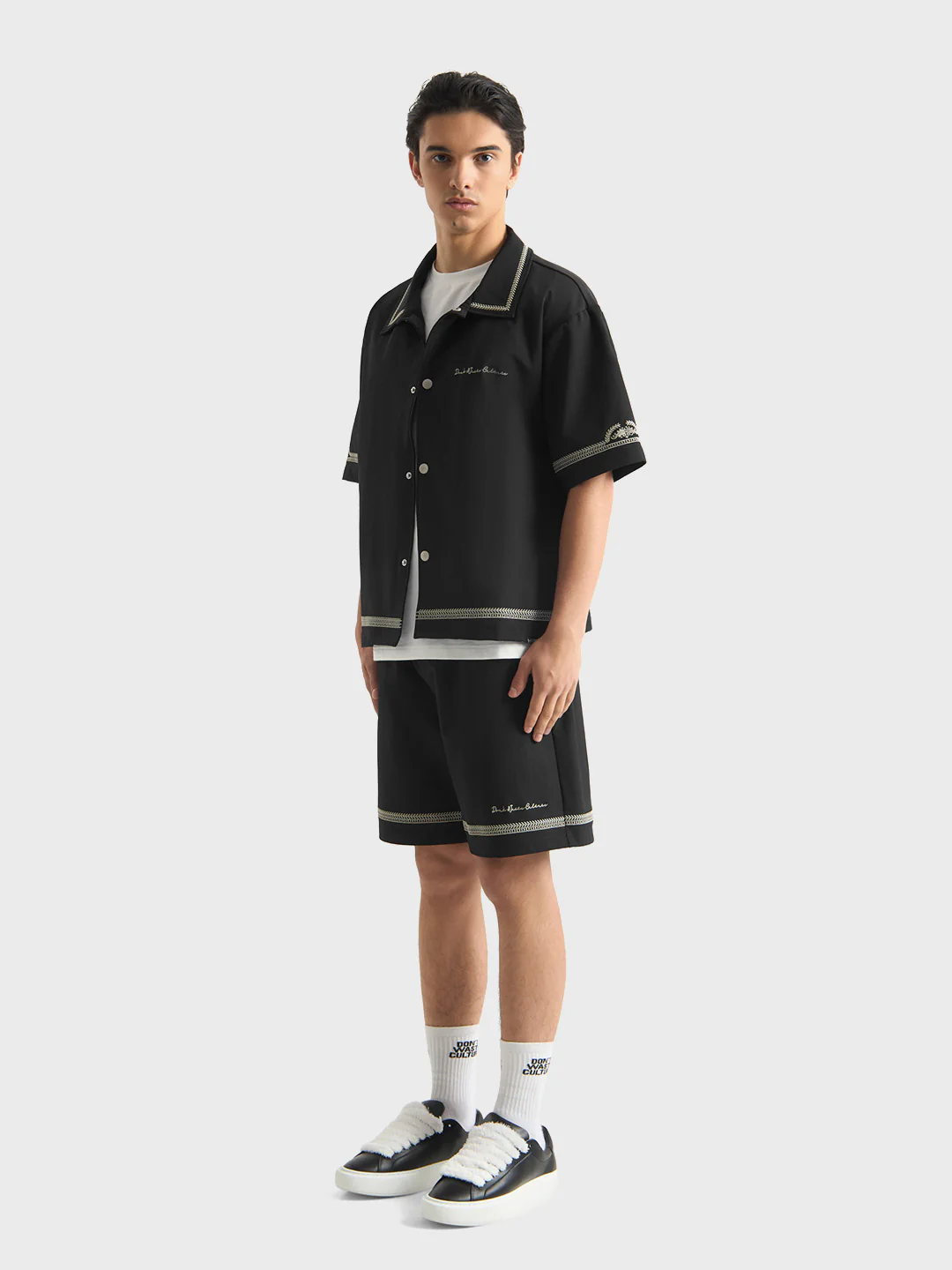 Don't Waste Culture Enkira Shorts | Black - Afbeelding 5