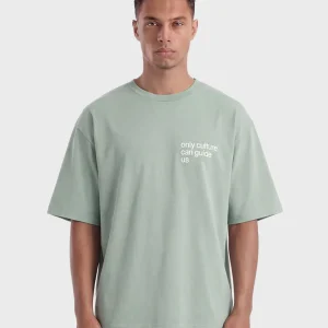 Don't Waste Culture Oshimi T-Shirt | Turquoise