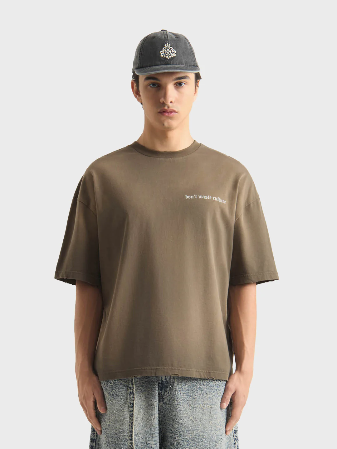 Don't Waste Culture Ysolaine Cap | Washed Black - Afbeelding 5