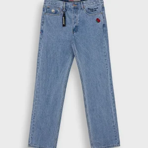 Grimey Planet Jeans | Washed Blue