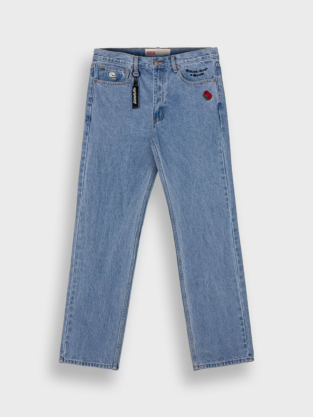 Grimey Planet Jeans | Washed Blue