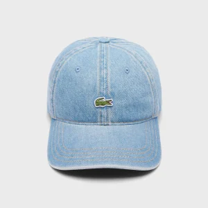 Lacoste Denim Cap | Light Blue