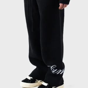 Lumi3re Knitted Pants | Black