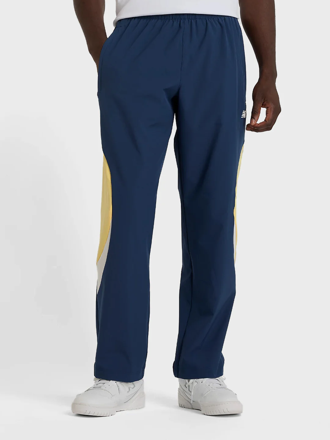 New Balance Hoops Woven Track Pants | Navy - Afbeelding 2