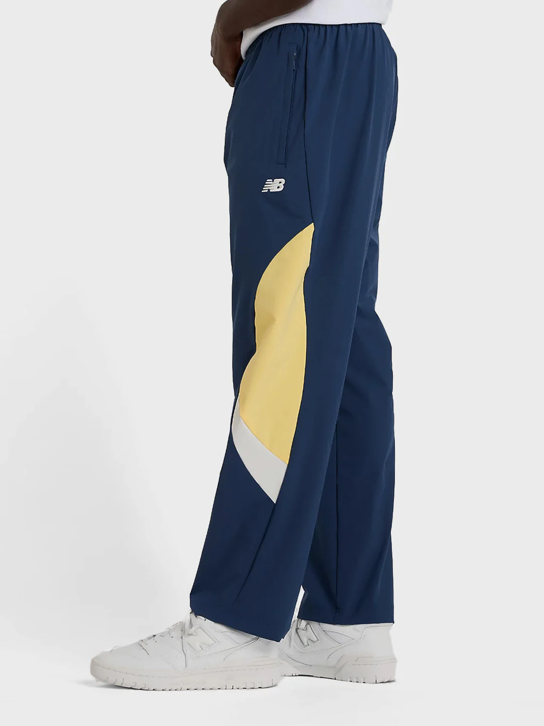 New Balance Hoops Woven Track Pants | Navy - Afbeelding 3