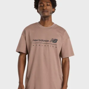 New Balance Linear Graphic T-Shirt | Earth Shadow