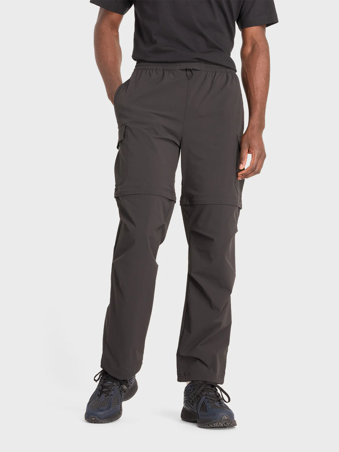 New Balance Ripstop Zip Off Pants | Black