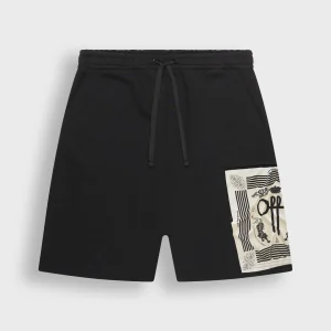 Off The Pitch Temple Shorts | Black