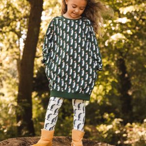 Penguin Xmas Sweater Dress Kids