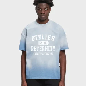 Reternity Atelier Emblem T-Shirt | Bleached Blue