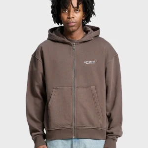 Reternity Creative Dept Zip Hoodie | Brown