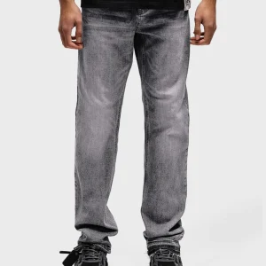 Rivero Granite Embossed Jeans | Grey