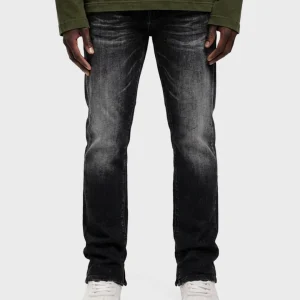 Rivero Shadow Slightly Split Jeans | Black