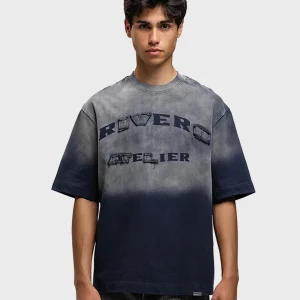 Rivero Statement T-Shirt | Washed Blue