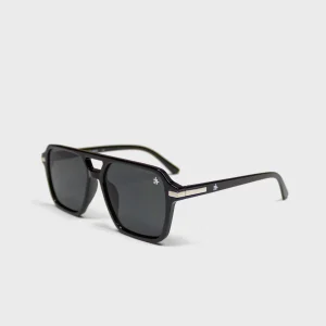 The Missing Piece Aviator Shades | Black